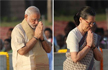 Gandhi Jayanti: Modi, Sonia, Pranab pay homage at Rajghat